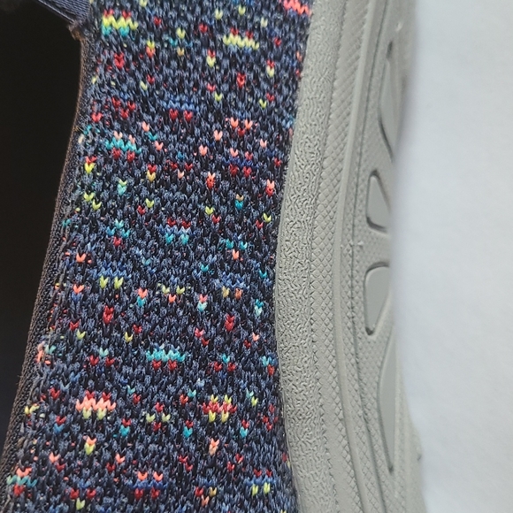 Skechers Women's Slip-On Loafer, Knitted Pattern, Multi-Color (Navy), Size 7.5 - Picture 10 of 16